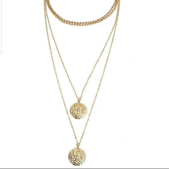 *Max* Layered Chain Necklace - Picture 4 of 6